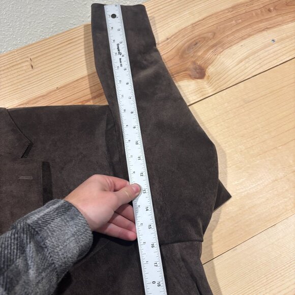 Chaps Blazer Mens 42R Brown Corduroy 2 Button Sport Coat - Picture 8 of 14